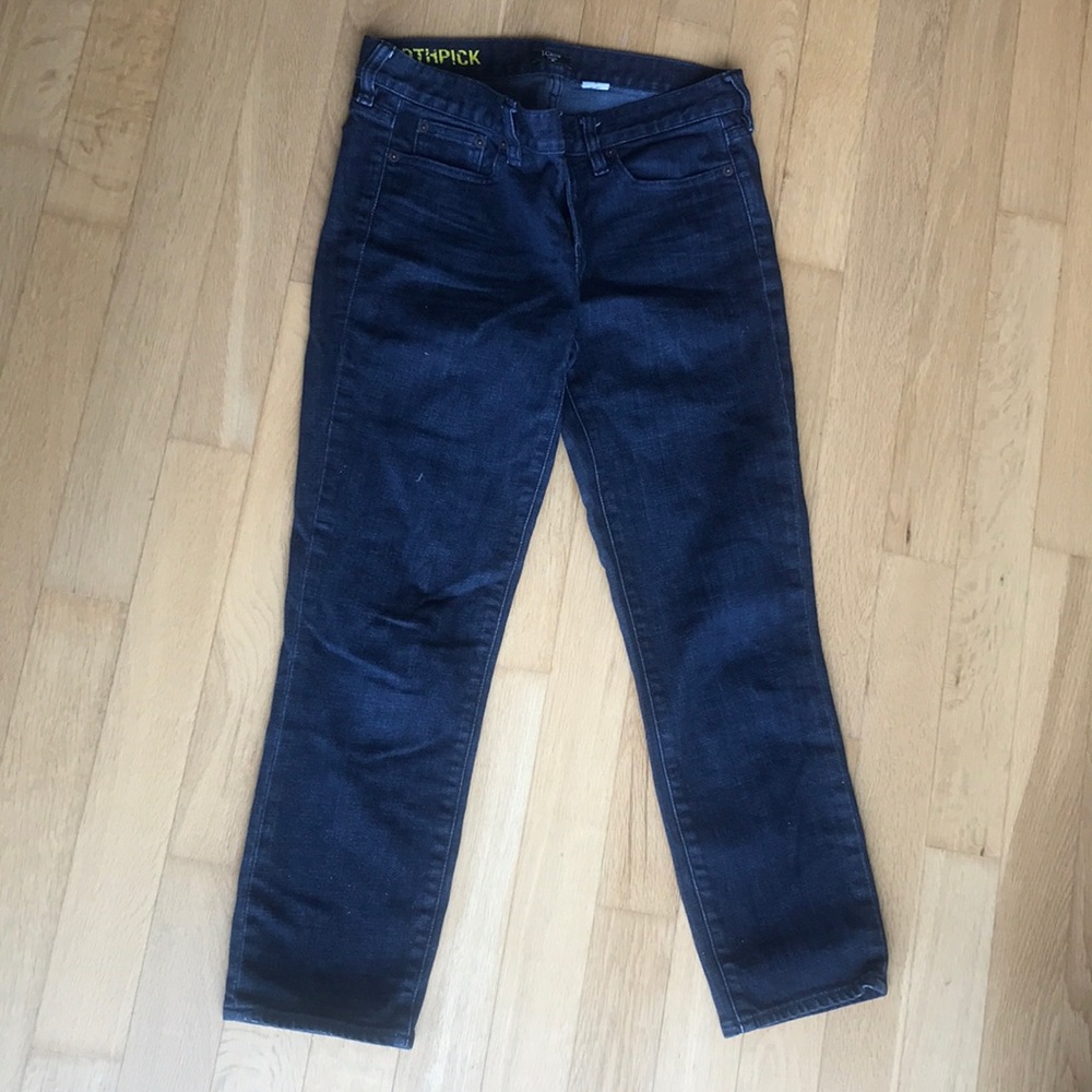 J. Crew toothpick stretch denim jeans